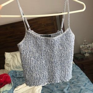 Brandy Melville blue crop top